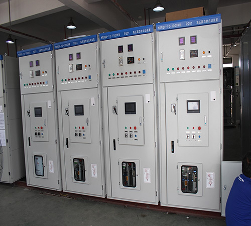 高壓電動機(jī)軟起動柜NRQVQ高壓固態(tài)啟動柜 高壓固態(tài)軟啟動裝置 一體化高壓固態(tài)軟啟動